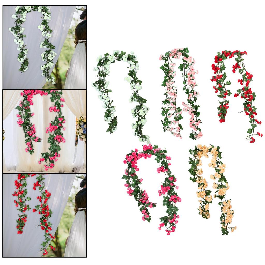 Artificial Rose Vine for Chic Home Styling