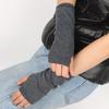 Cosplay Party Accessories Knitted Fingerless Gloves Stripes Mittens Half Finger Elasticity Gloves