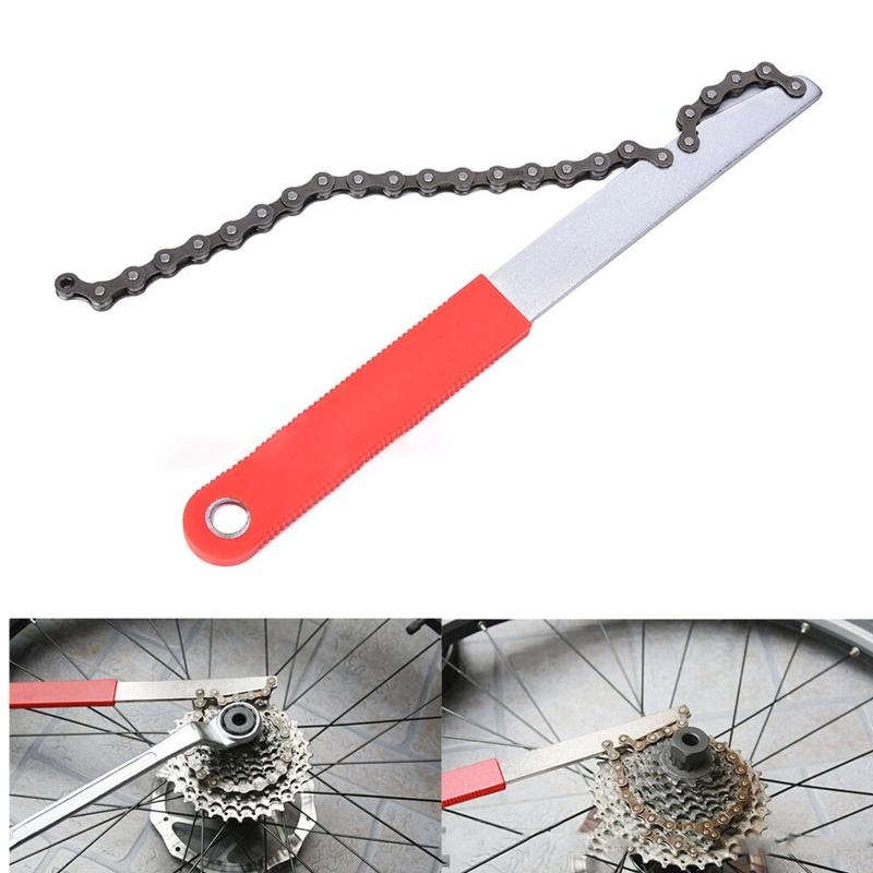 Single Speed Bicycle Sprocket Remover/Chain Whip Bike Chain Repair Tool Easy Use