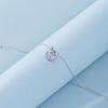 Banyan Tree S925 Silver Pendant Necklace with Heart Design, Diamond Accent - Elegant Valentine's Day Gift for Women