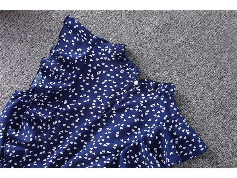 Summer 2023 Women's Polka Dot Chiffon Dress - Loose, Versatile, European and American Style, Mid-Length.
