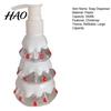 Santa Claus Empty Bottle 350ML Christmas Soap Dispenser, Tree Penguin Shape Refillable Bottle, Plastic Pump for Hand Soap, Lotion