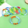 12Pcs Dinosaur Silicone Bracelets Kids Favors Gift For Jurassic World Dinosaur Jungle Birthday Party Decoration Supplies Mixed