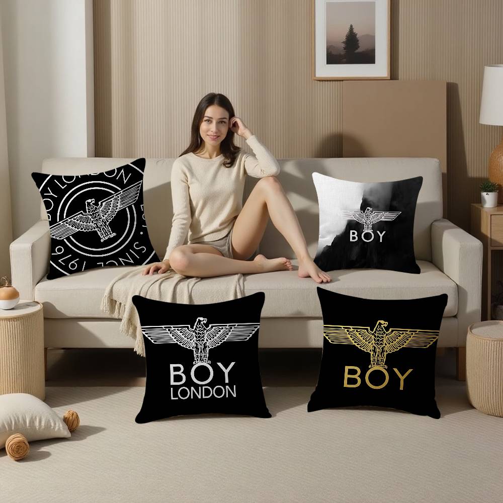 Klassische B-Boy L-London Logo Kissenbezug Kissenbezug Polsterung Sofa Wurfkissen Heimdeko Kissenbezug