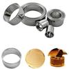 Stainless Steel 11 Piece Cake Mold Set, Cake Mold, Baking Supplies Set, Circular Mousse Circle, Fruit Cutting Mold
