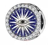 Copper Metal Devil's Eye Series Bead Components Egypt Pharaoh Dangle Charm Bead Component Compatible With Authentic Original Bracelet High Quality