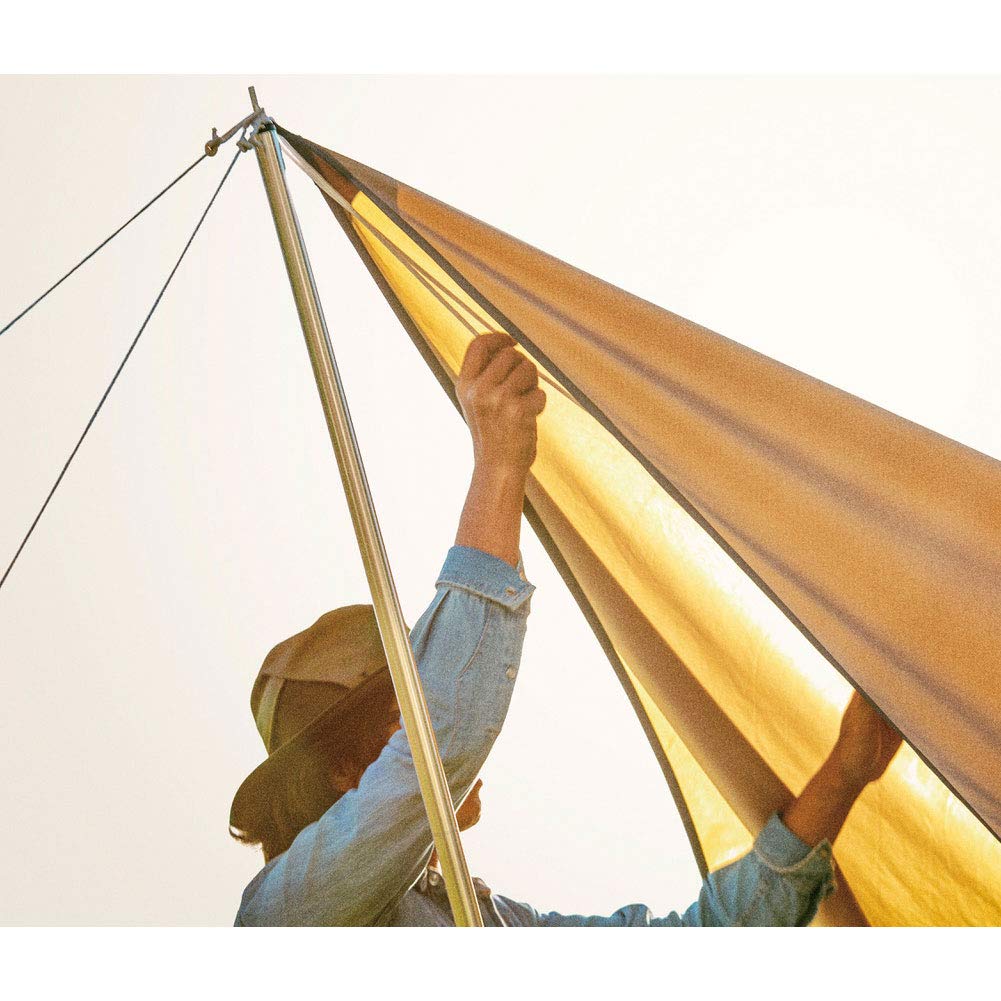 ogawa Tarp Pentagonal Type System Tarp Penta 3 x 3 [3m x 3m] 3337 Brown