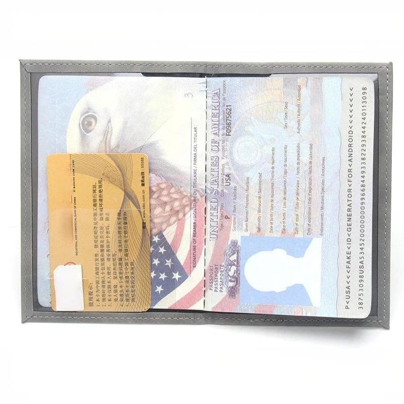 Waterproof Passport Cover Lightweight Travel Wallet Document Organizer for Outdoor Camping Hiking Trips