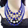 Modern Multi Strand Imitation Pearls Jewelry Set With Coordinating Earrings Sturdy Stylish Accessory Collection