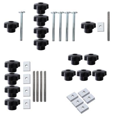 T-track Jig Screw Fixture Table Handle Saw Router Chute Rail Special T-slot Chuter Woodworking Accessories