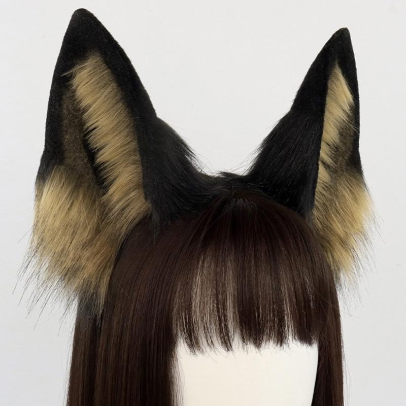 Wolf Dog Dress up Costume Halloween Animal Costume Animal Ears Headband, Animal Tail, for Girl Cosplay Halloween Party
