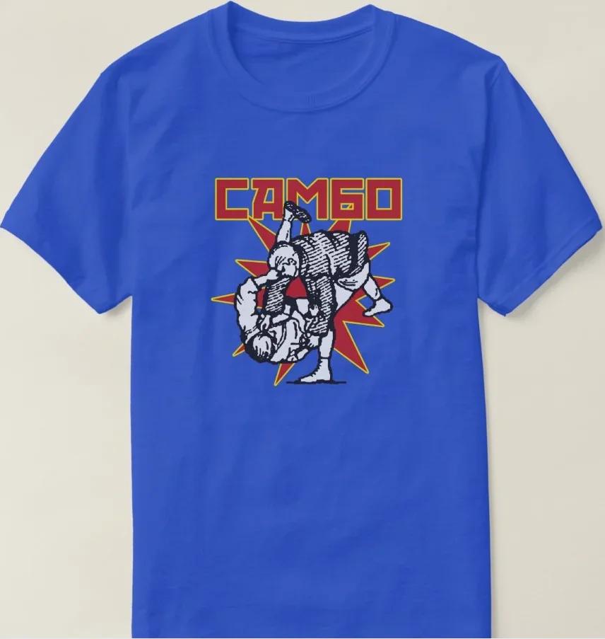 2025 Summer Russian Style Best Fights SAMBO MMA Training T-shirt Loose Top Size Short Sleeve 100% Cotton Casual T-shirt