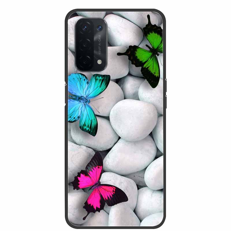 For Oppo A54 5G Case Marble Soft Silicone Back Case for Oppo A55 5G Phone Cover OppoA54 A54 A55 4G 5G 2021 Coque Funda Bag