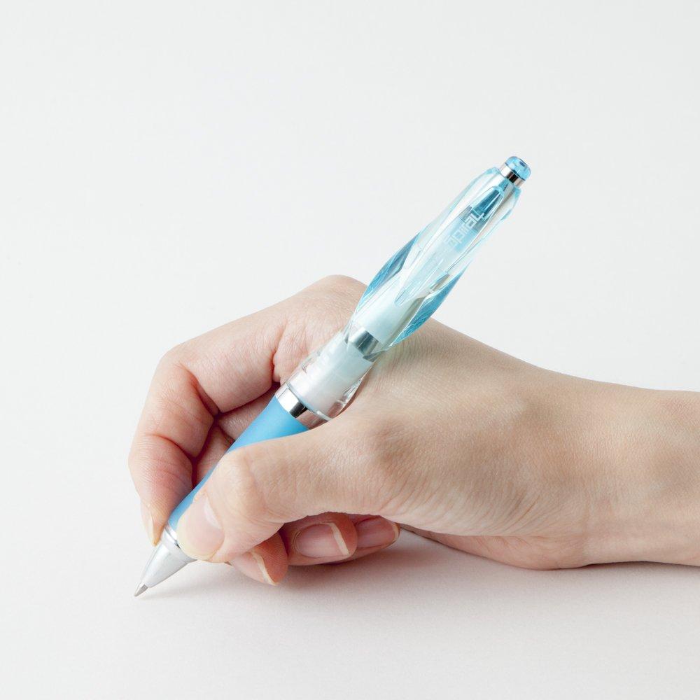 Zebra Ballpoint New Spiral Clear Light Blue Oil-Based Pen, CC, 0.7 inch, BA51-CLB,