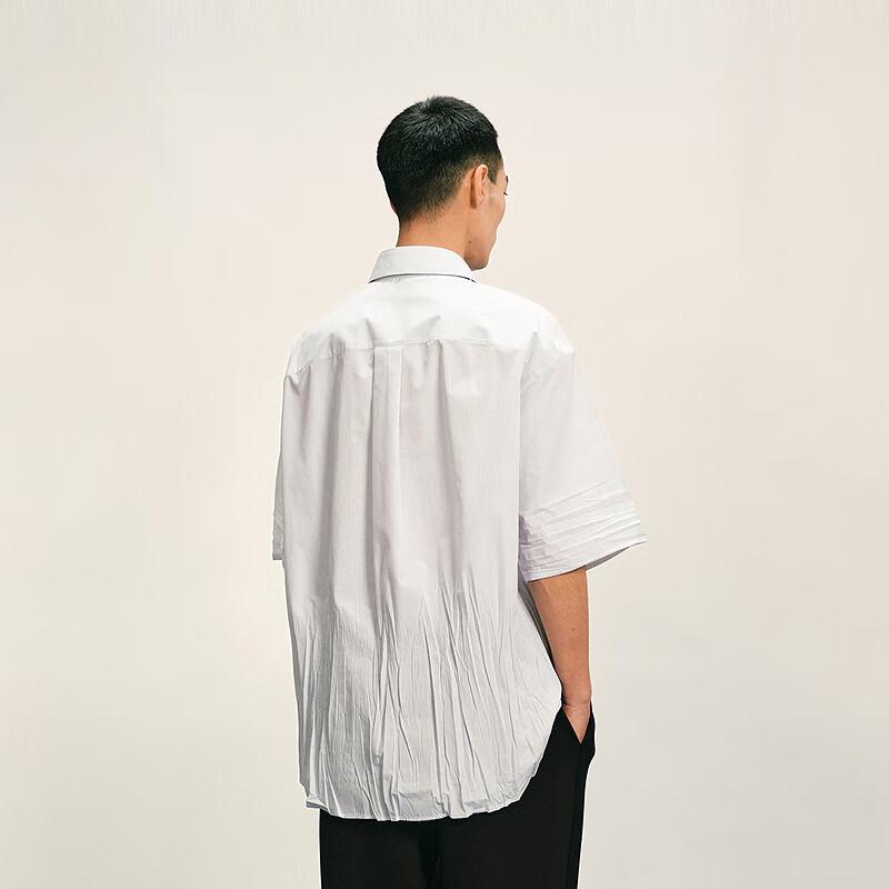 Croquis Men's Autumn 2025 H-Line Short-Sleeve Shirt