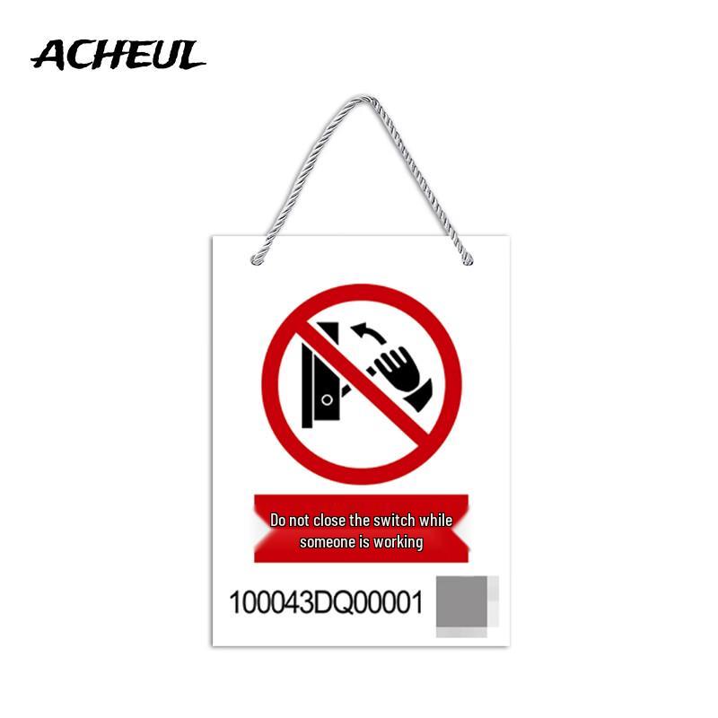 ACHEUL PVC Do Not Operate Safety Sign