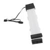 24 Pin ATX RGB Power Extension Cable Support 5V 3 Pin Synchronized 18AWG ARGB PSU Cable for E ATX Motherboard Connector