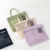 New Solid Color Mesh Shower Bag Quick Dry Mesh Pockets Cosmetic Bag Shower Bag Portable Toilet Bag Bathroom