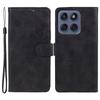 For Motorola Edge 60 Fusion 5G Case PU Leather Wallet Protective Phone Cover Calf Texture