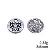 Flower Bud Charms Mini Floral Pendant Alloy Metal Leaf Findings Elegant Plant Jewelry Making Supplies For