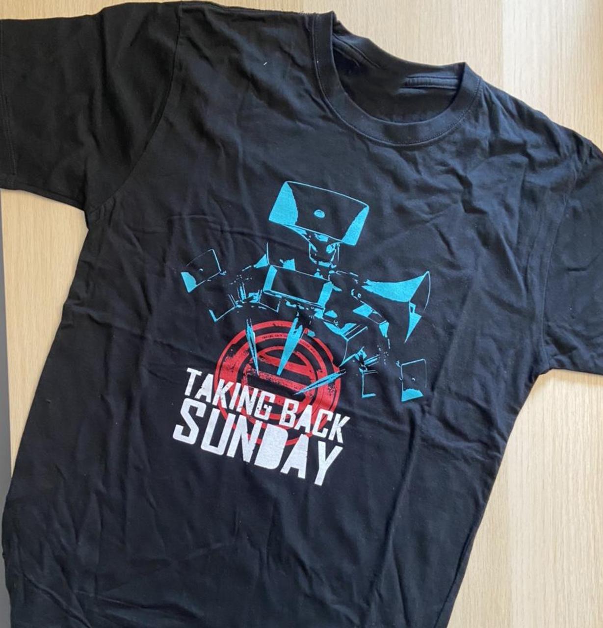 Vtg Taking Back Sunday Band Short Sleeve Cotton Black All Size T Shirt M