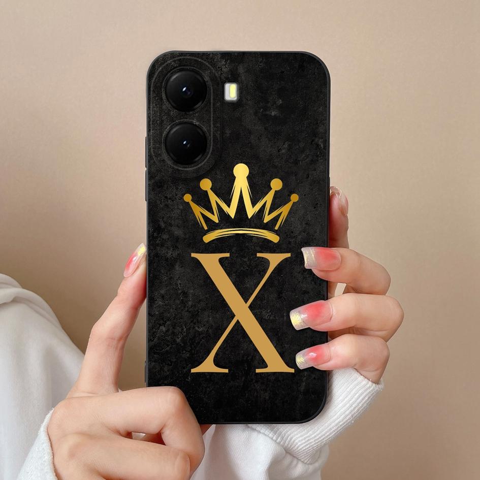 For Xiaomi Poco X7 X6 X5 X3 GT NFC M6 M7 F5 F6 Pro Plus 4G 5G Telefonskall Mote Bokstavmønster Toppkvalitet Støtsikkert Silikonskall For Xiaomi Capa