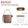 EverToner Dupont Paper Lining Storage Pouch Inner Liner Purse Portable Travel Insert Organizer For C-ch City 17 Tote Bag