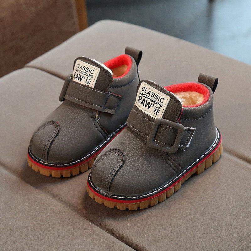 Children Boys Girls Cotton Shoes Baby Shoes Winter Shoes Winter Shoes Velvet Cotton Shoes 0-1-3 -2 Years 6 Snow Shoes