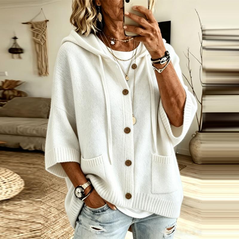 Fashion Hoodies Sweater Women Casual Button Loose Knitted Sweaters for Women Autumn Winter Sweater Cardigan