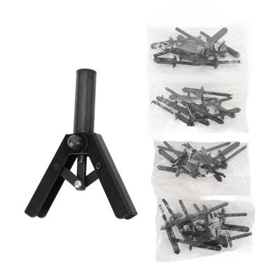 Rivet Tool Set Single Handed Professional Hand Riveter Tool Manual Riveting Tool with 40 Plastic