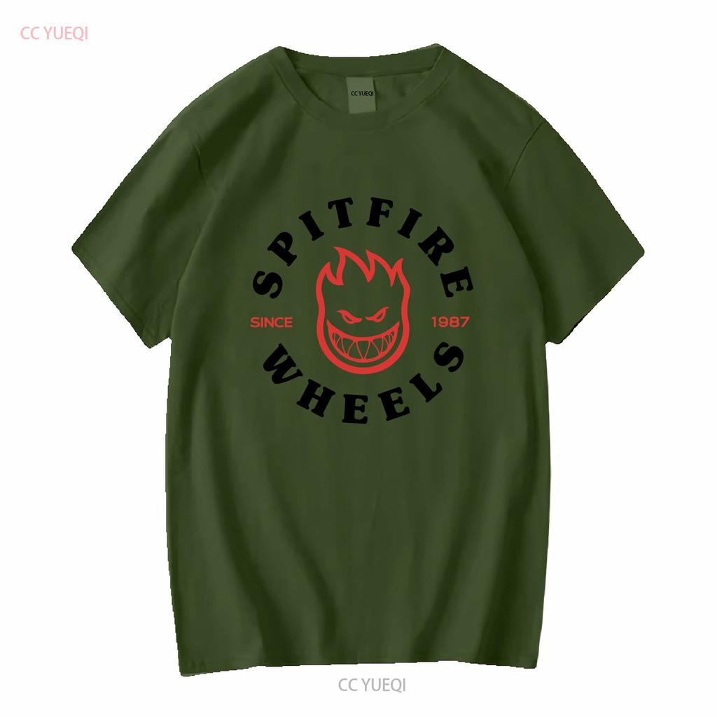 T-shirt Spitfire Wheels Bighead Classica Bianca Nera Rossa vintage Lavata uomo Elegante abbigliamento designer moda Traspirante Morbida
