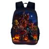 Albtraum-Kreaturen Cartoon Rucksack Schulrucksack 40cm/15,7 Zoll Reißverschluss Büchertaschen Animierte Mochila Kindergeburtstagsgeschenk
