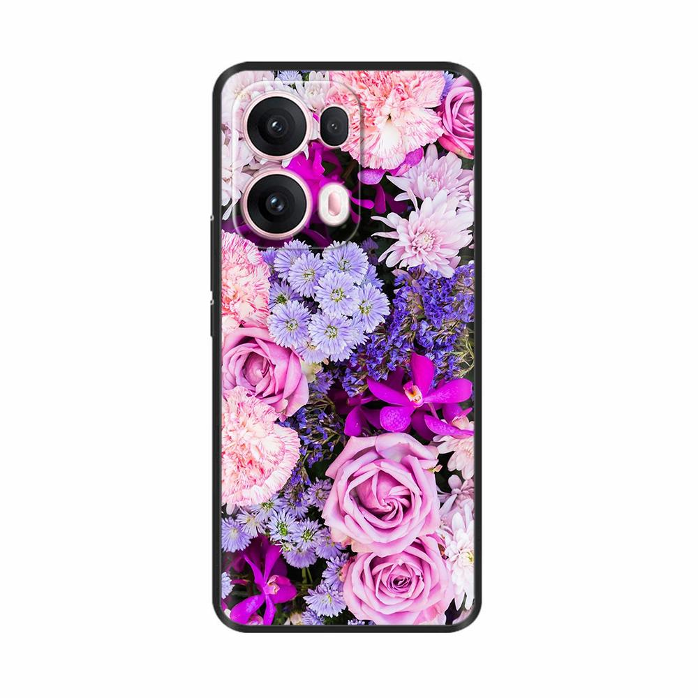 Silicone Case For OPPO Reno 13 Pro Cover CPH2697 PKK110 Cute Cartoon Painted Shockproof Fundas For OPPO Reno 13 5G Reno13 Covers
