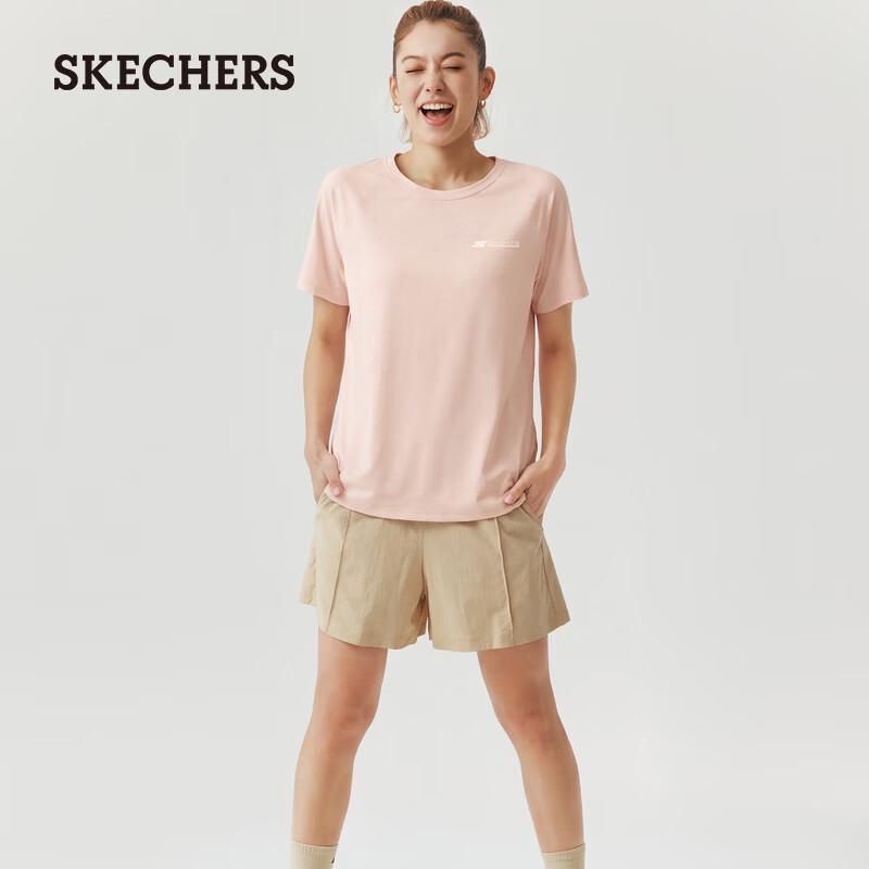 Skechers Women's Round Neck Short Sleeve T-Shirt P226W210