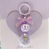 Plastic Keychain With Colorful Ball Decor For Kids And Teens
