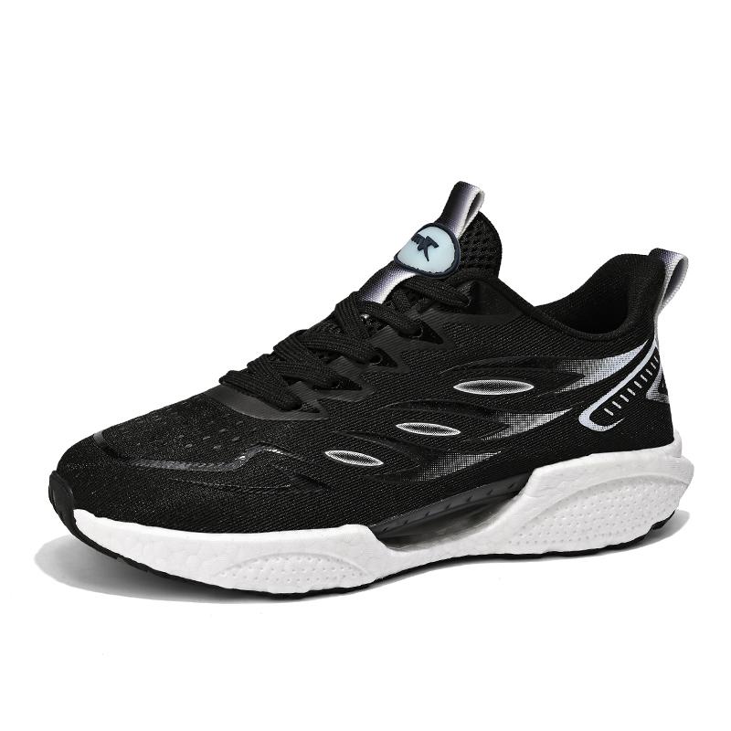 Student Sneakers Men's Non-slip Lightweight Breathable Running Shoes Women's Popcorn Soft-sole Cushioned Jogging Shoes