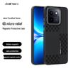 iQOO 15T Carbon Fiber Texture Magnetic Phone Case with 6D Micro-Embossed Design