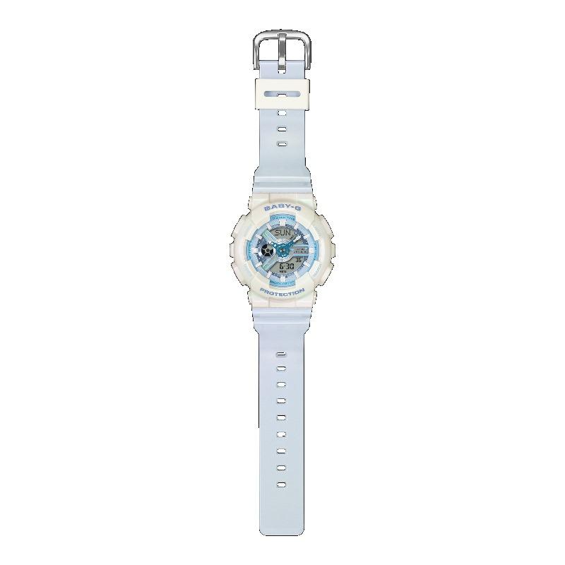 Casio Baby-G Women's Resin 100M Water Resistant Analog Shock Resistant Quartz Watch BA-110PD-2A
