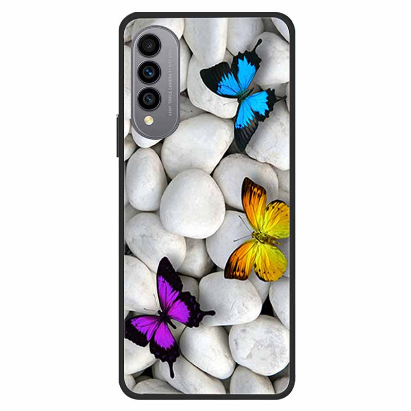 For WIKO T50 Case T 50 Soft silicone TPU Back Cover For Wiko T50 W-P861-01 W-P861-02 Phone Case WikoT50 Black Protective Painted