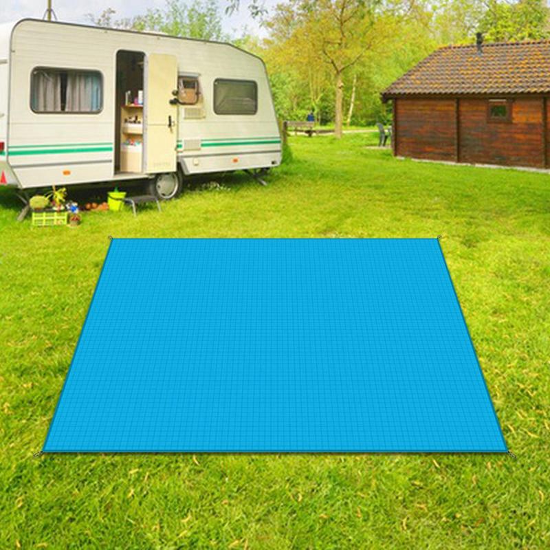 Telo da campeggio impermeabile per picnic, parasole, tenda multifunzionale, amaca, tenda da sole, accessori per escursioni, colore unito