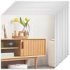 6/10PCS/Set Self Adhesive Mirror Sheets Flexible Non Glass Mirrors Removable Mirror Wall Sticker 3D Wall Decor Home Room Bedroom