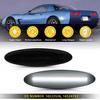 Smoked White LED Side Marker Light For Chevrolet Corvette C5 1997-2003 2004 EOA