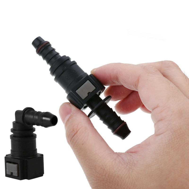 Auto drivstoffledningsslangekobling ID6 7,89 9,89 ID10 11,80 Nylon gummioljekobling Bil drivstoff hurtigkoblingsledningsslangedeler