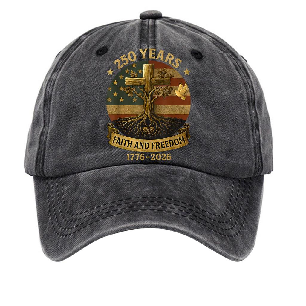 American Anniversary Commemorative Hat Printed Baseball Hat