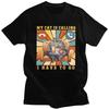 Male My Cat Is Calling I Have To Go T Shirt Short Sleeves Cotton Tshirt Anniversary Birthday Gift Leisure Tees Loose Fit Clothes