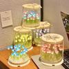 Cake Tulip Nightlight Gifts DIY Material Pack Creative Valentine's Day Gift Handmade Tulip Decoration Cake Box Gift Bag Set