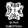 Kit di Stencil per Pittura Facciale Animale per Bambini per Trucco da Palco Fai-da-Te e Graffiti
