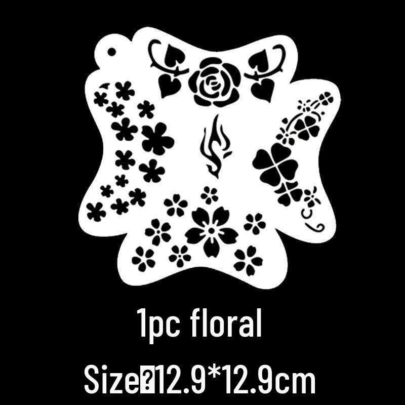 Kit di Stencil per Pittura Facciale Animale per Bambini per Trucco da Palco Fai-da-Te e Graffiti