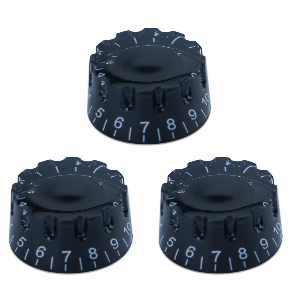 3pcs/4pcs Guitar Knobs Volume Tone Speed Control Knurled Knobs for EPI LP Import Guitar Bass
