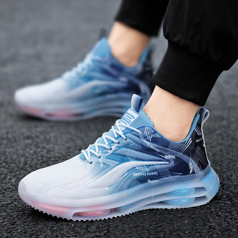 Autumn and Winter 22 New Casual Running Air Cushion Shock Absorption Large Size Sports Dad Trendy Shoes